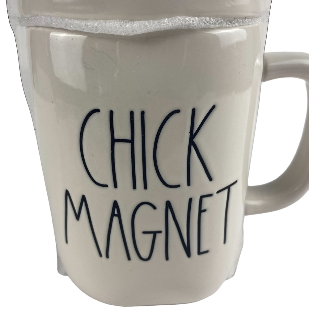 NEW Rae Dunn CHICK MAGNET Mug & Topper - Picture 3 of 6